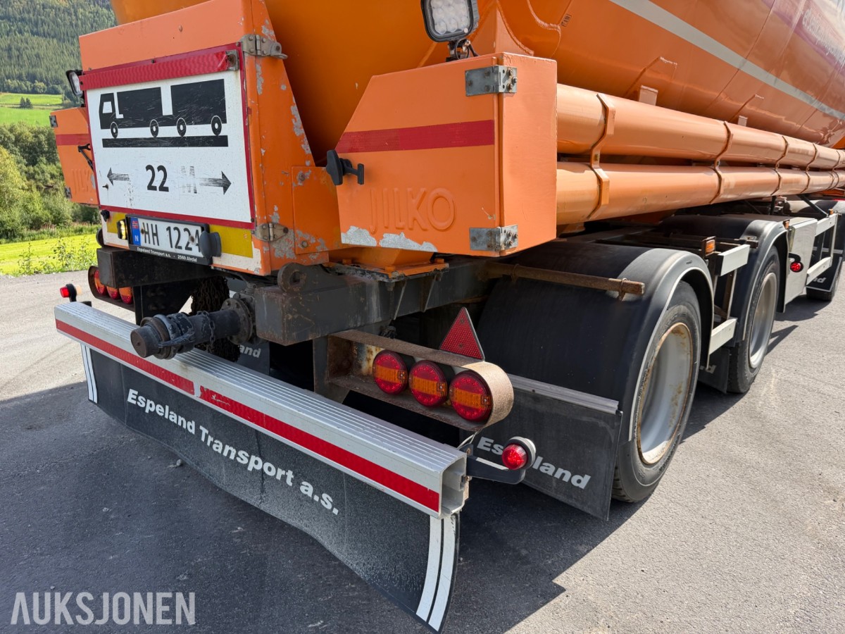 2020 Scania R 650 Tankbil med 2009 Jilko P3T28 Tankslepvogn