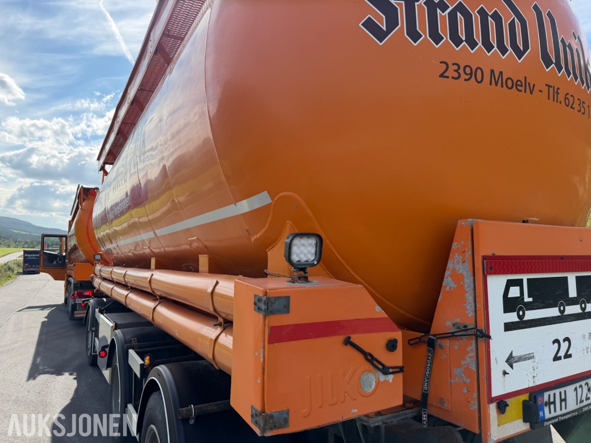 2020 Scania R 650 Tankbil med 2009 Jilko P3T28 Tankslepvogn