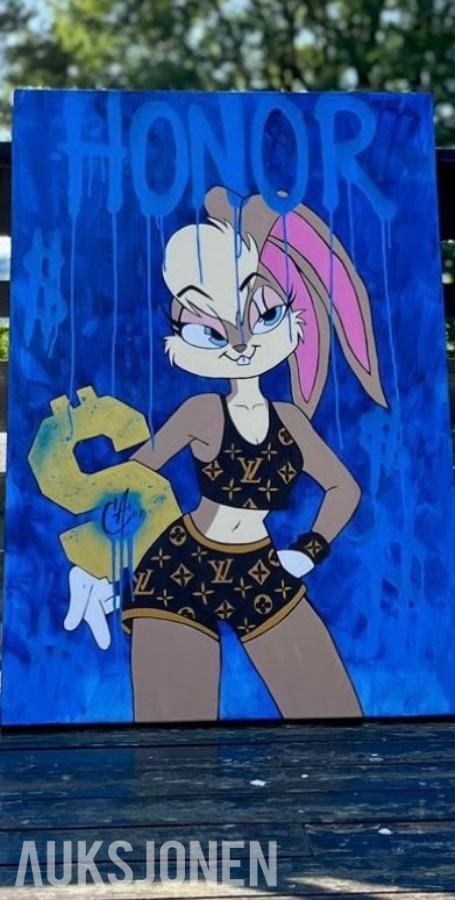 3 stk malerier 70 × 100 cm 