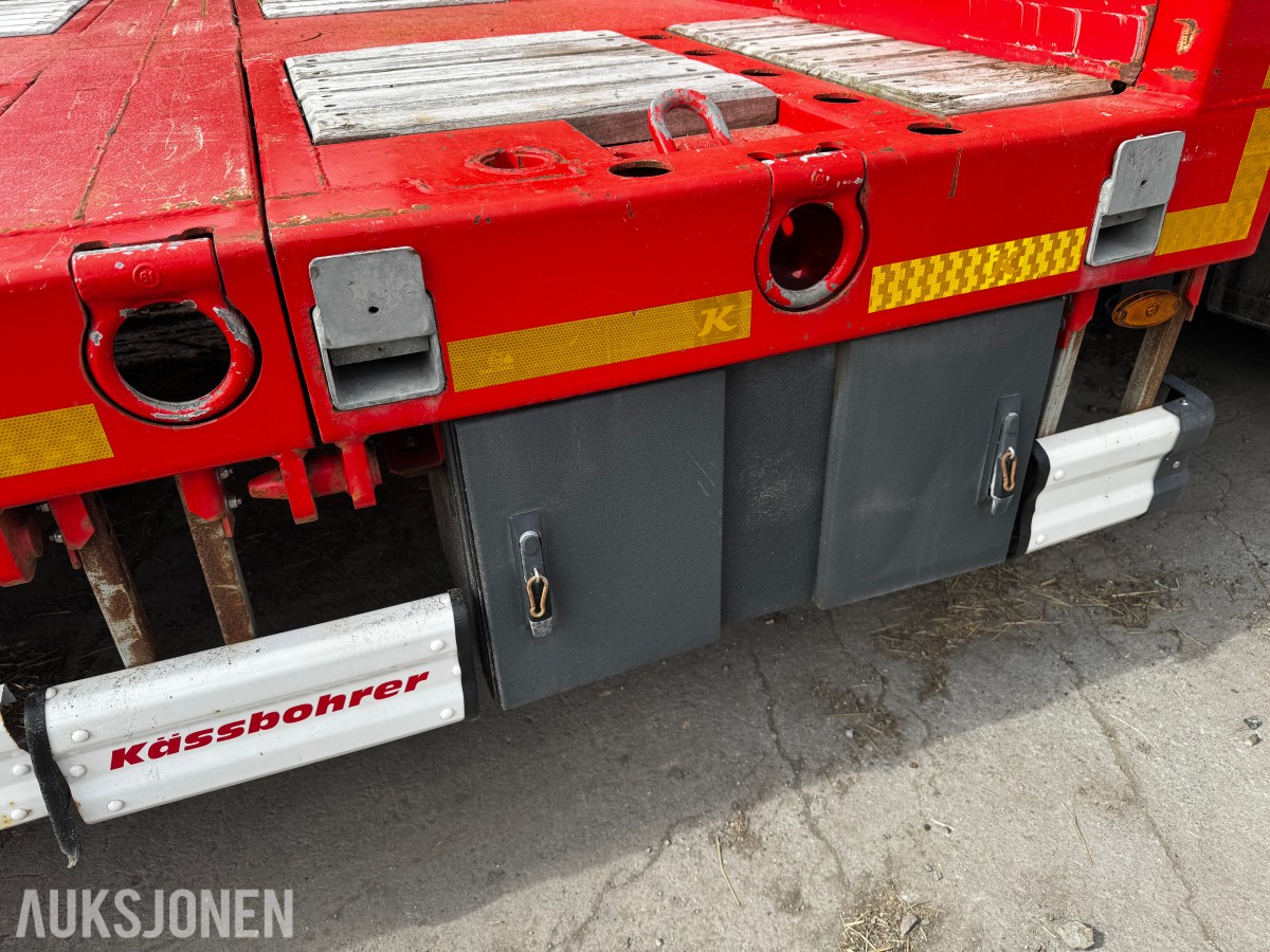 2022 Kaessbohrer Lowbed semi med uttrekk