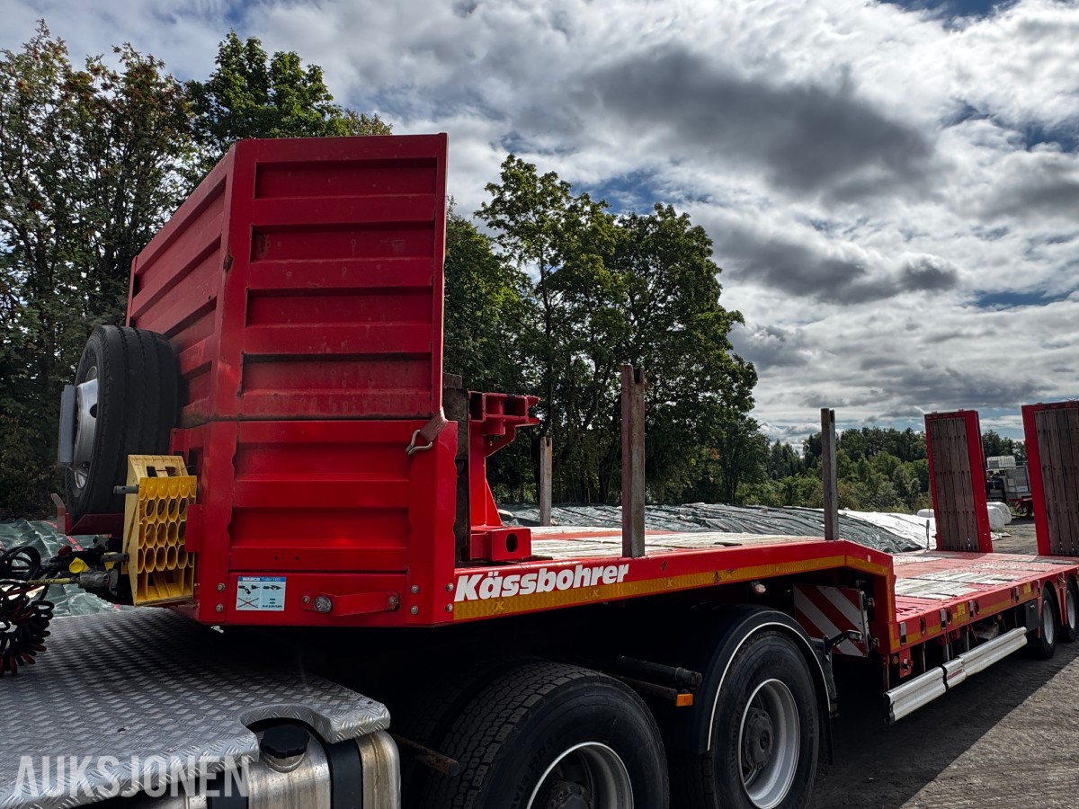 2022 Kaessbohrer Lowbed semi med uttrekk