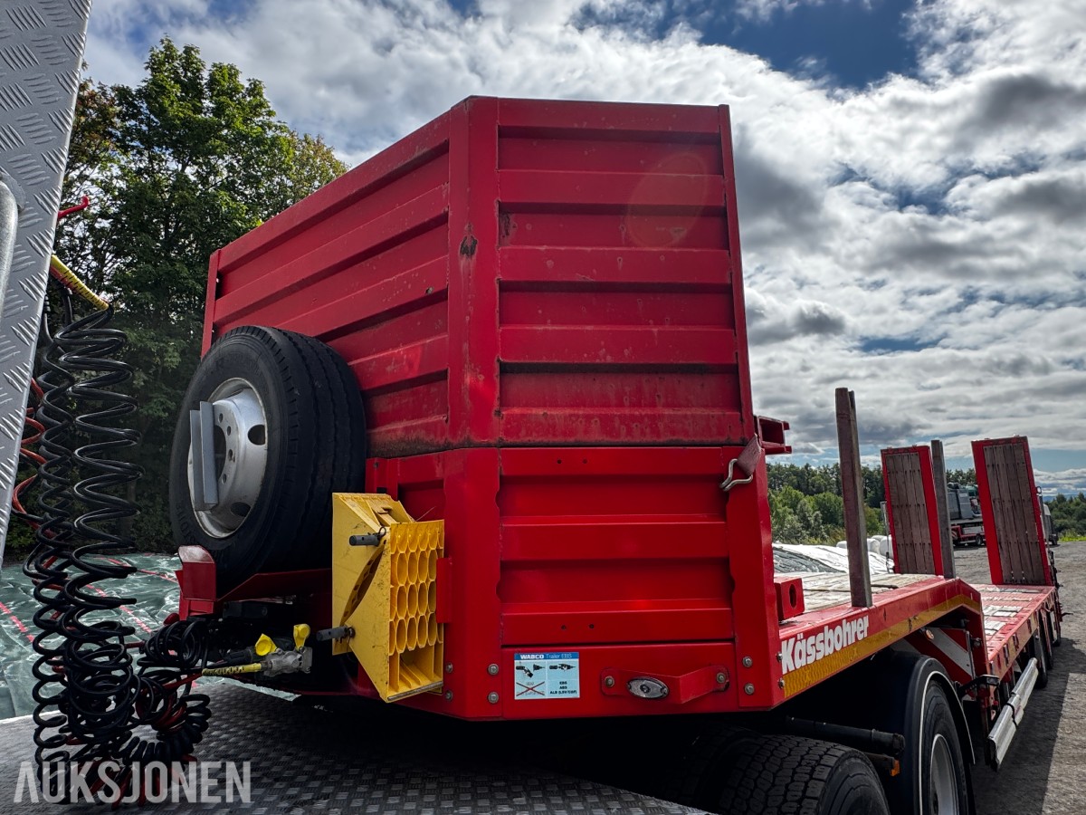 2022 Kaessbohrer Lowbed semi med uttrekk