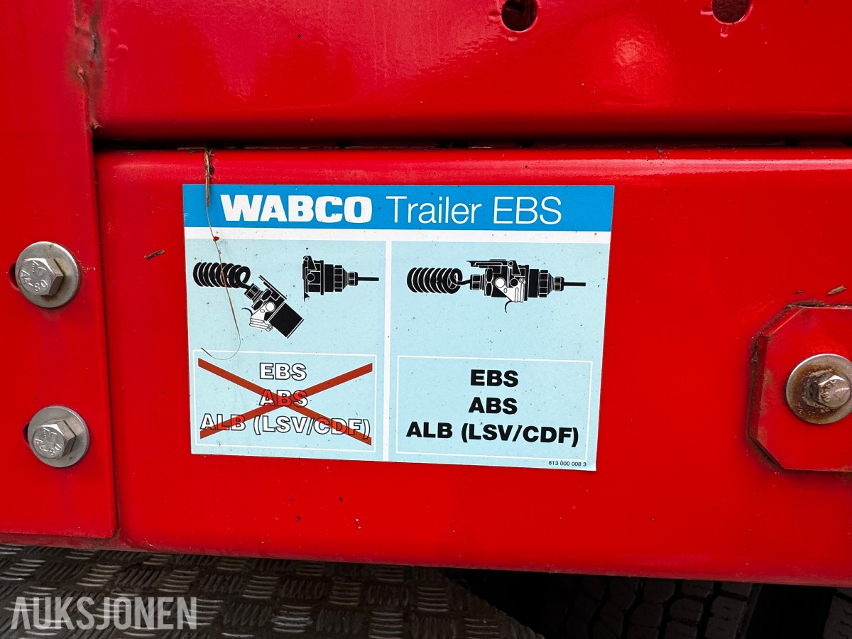 2022 Kaessbohrer Lowbed semi med uttrekk