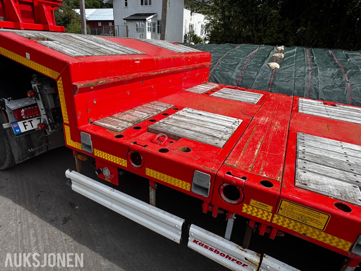2022 Kaessbohrer Lowbed semi med uttrekk