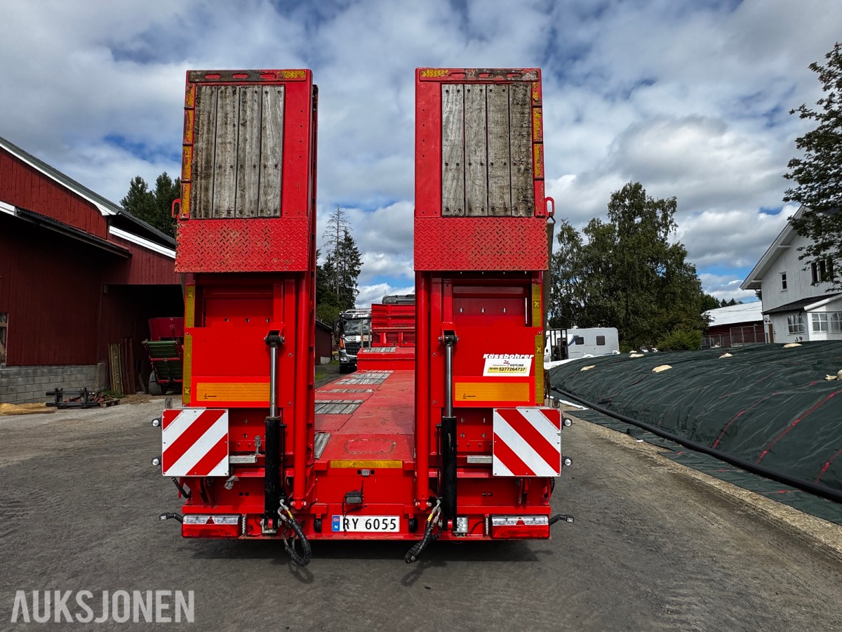 2022 Kaessbohrer Lowbed semi med uttrekk