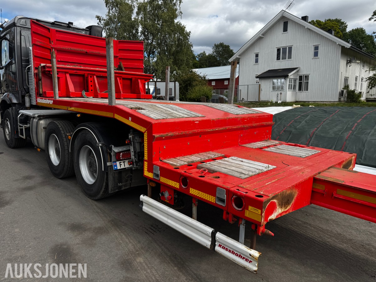 2022 Kaessbohrer Lowbed semi med uttrekk