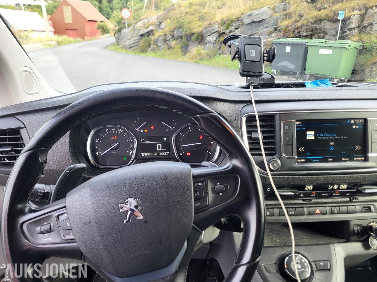 2019 Peugeot Expert, 2,0 BlueHDI 180hk L3 Automat, Kupevarmer, Ryggekamera