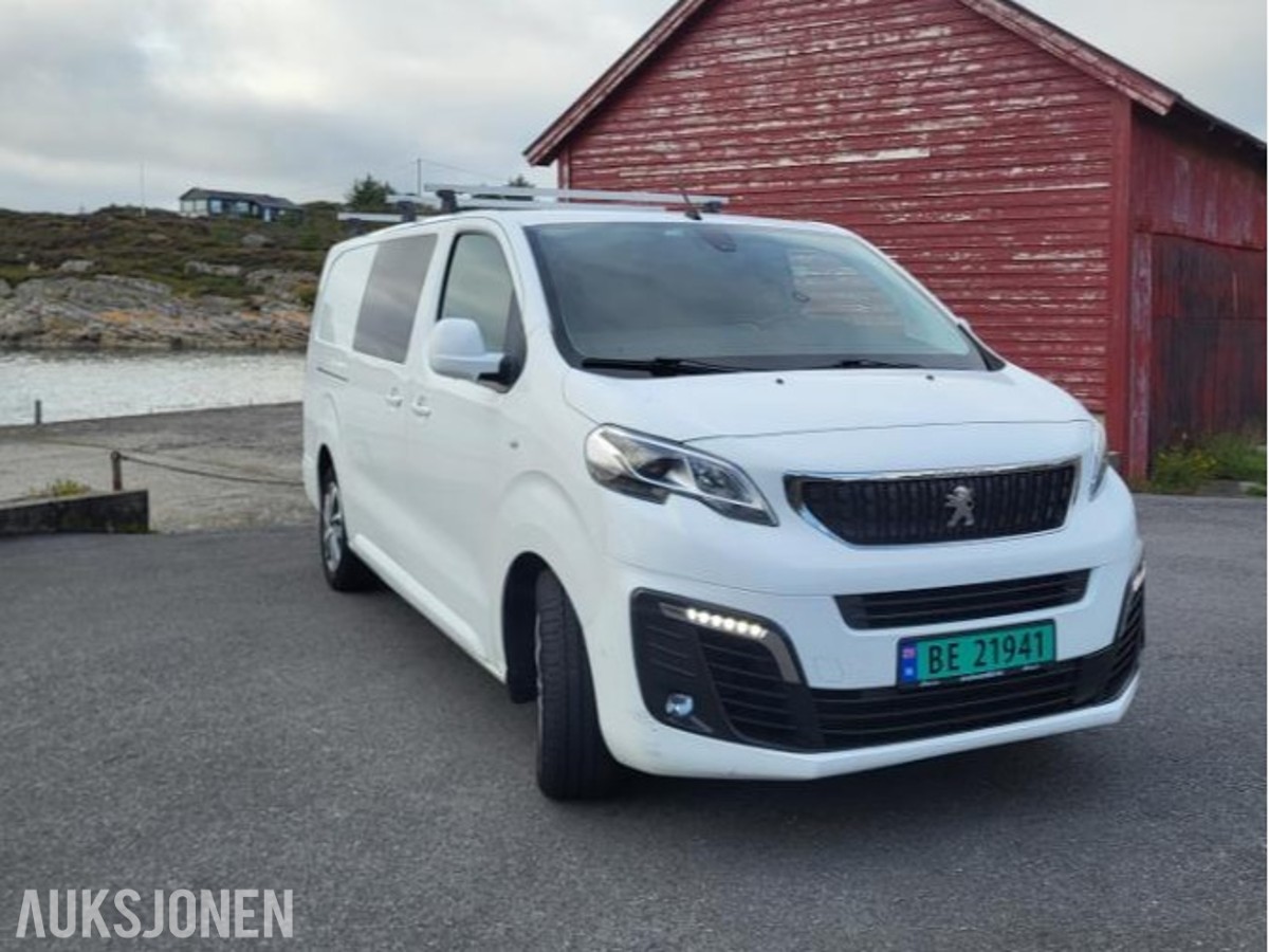 2019 Peugeot Expert, 2,0 BlueHDI 180hk L3 Automat, Kupevarmer, Ryggekamera