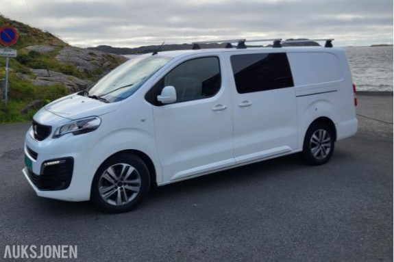 2019 Peugeot Expert, 2,0 BlueHDI 180hk L3 Automat, Kupevarmer, Ryggekamera
