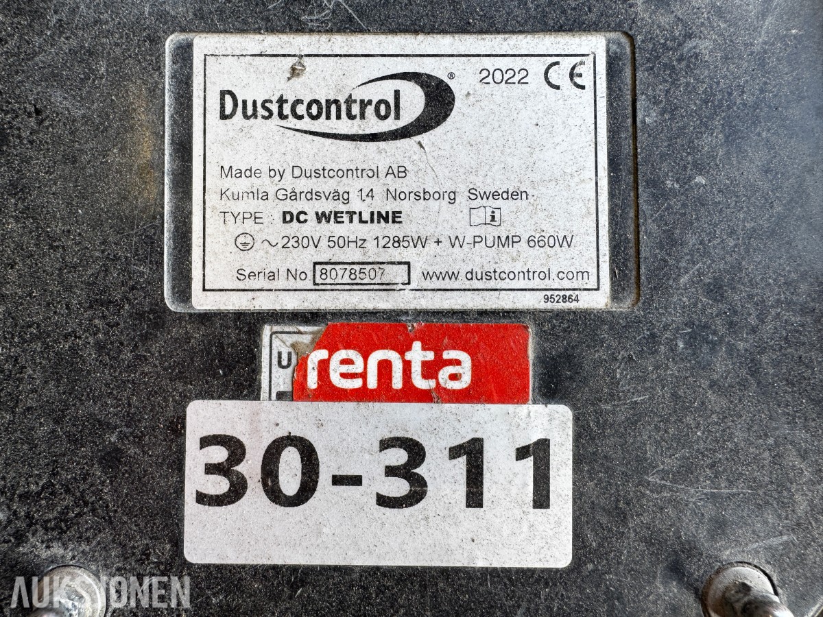 2022 Dustcontrol støvsuger DC Wetline