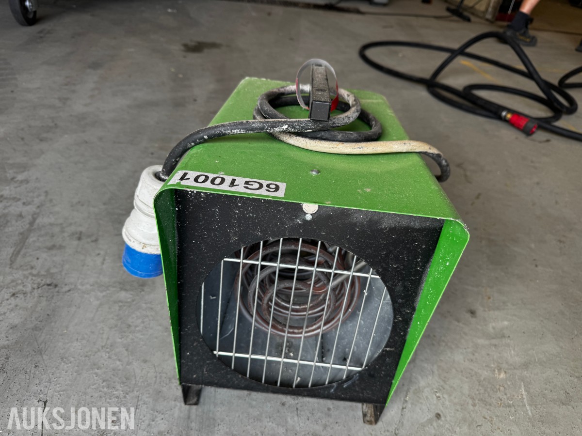 Remko varmevifte 230 volt, 3/6 kW