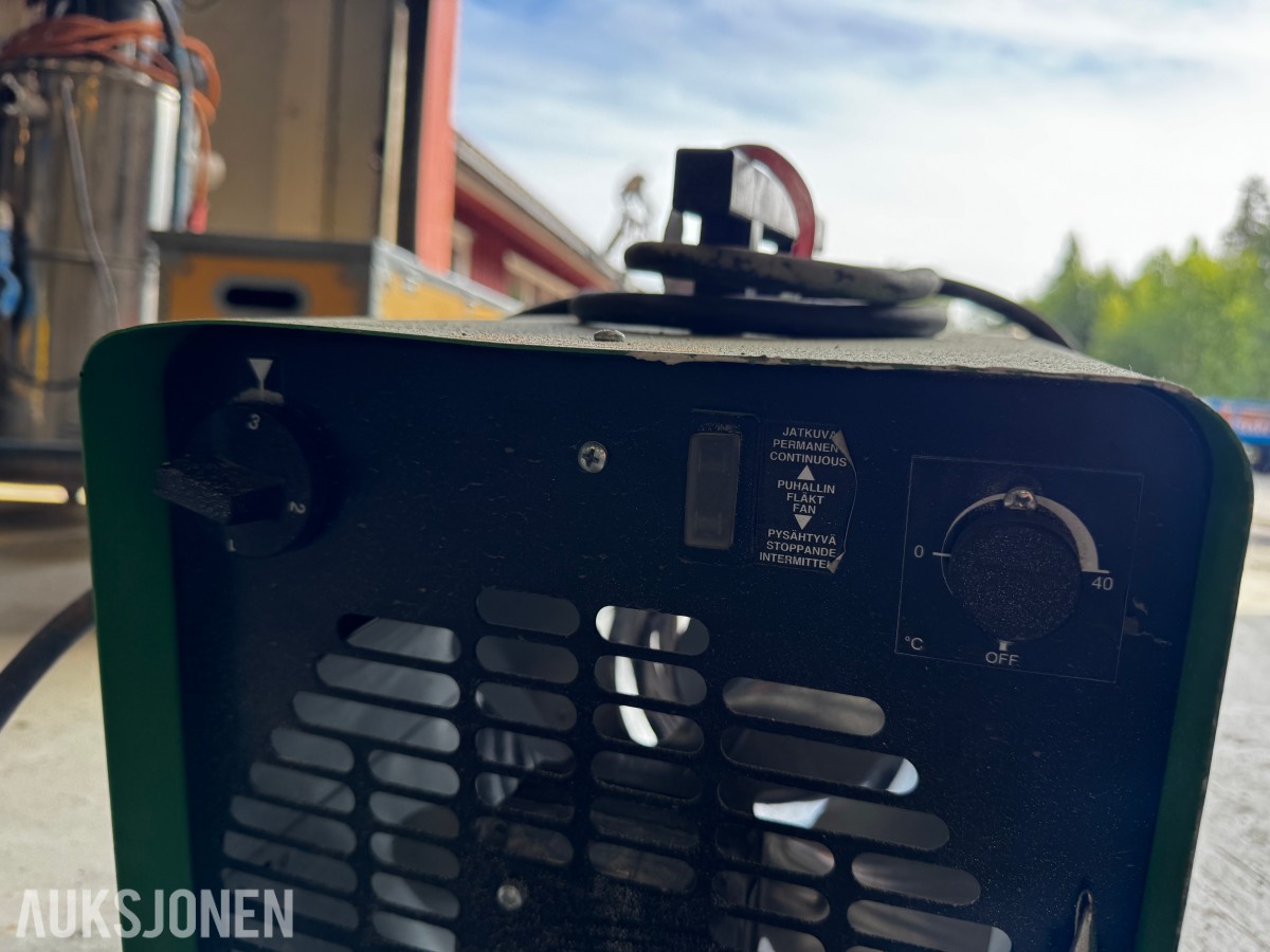 Remko varmevifte 230 volt, 3/6 kW