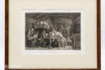1854 Adolph Tidemand – Innrammet Dekorativ Omslag/Forside En Gravøl