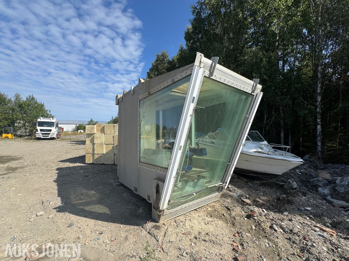 ALUMINIUM OFFSHOREHYTTE 200 X 320 CM