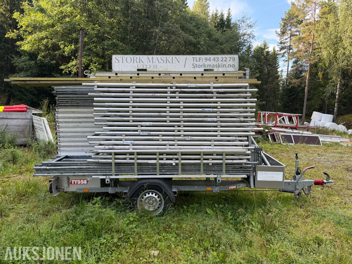 2020 Tysse 6265 stillashenger m/ komplett stillas