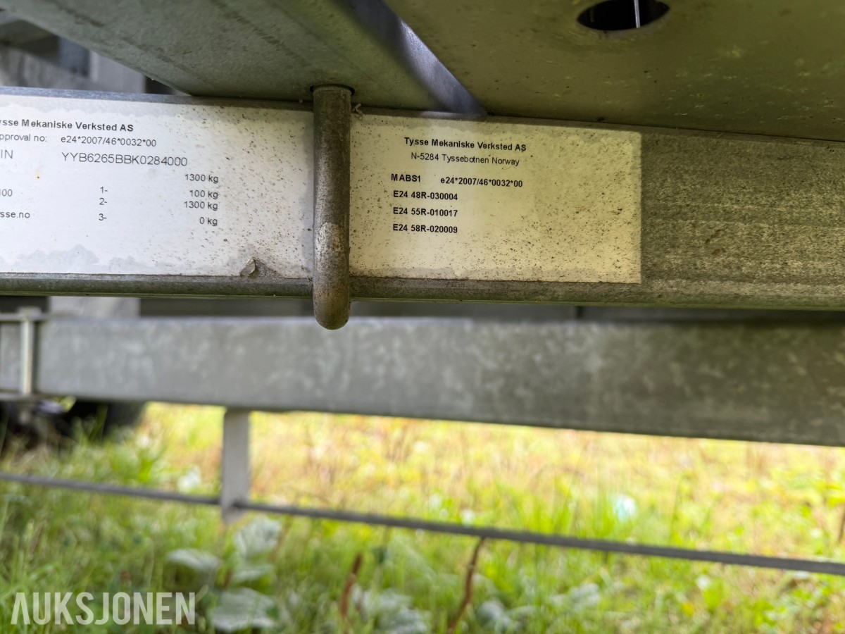2020 Tysse 6265 stillashenger m/ komplett stillas