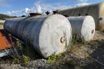 2x Glassfibertrukket ståltank Ca. 7,5 x 1,9 m