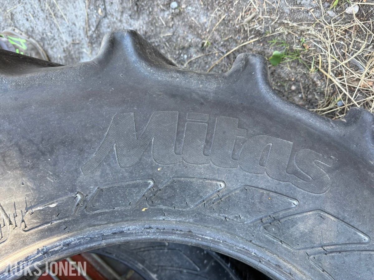 2 stk Alliance AC65 traktordekk 480/65 R24 – brukte