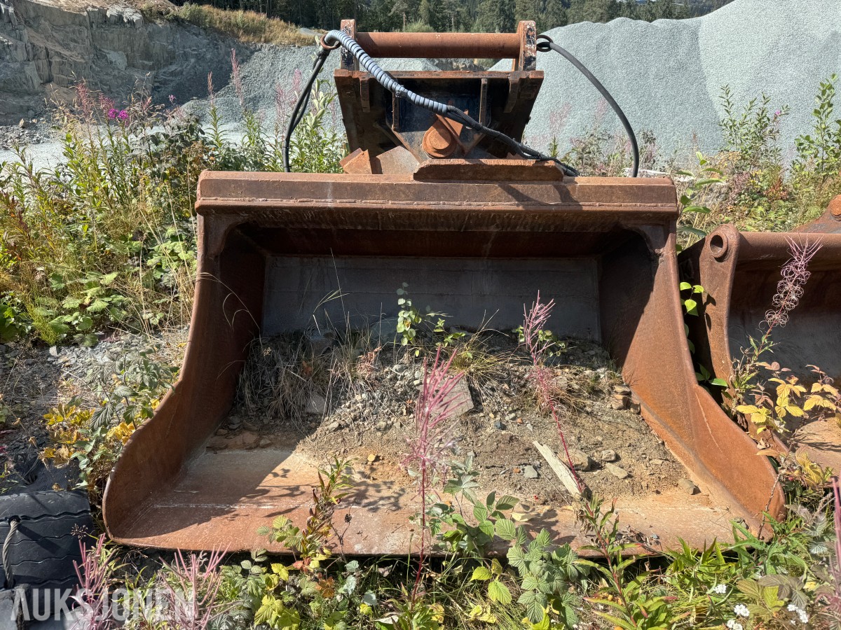 Hydraulisk pusseskuffe – G90 / S90 – ca. 195 cm