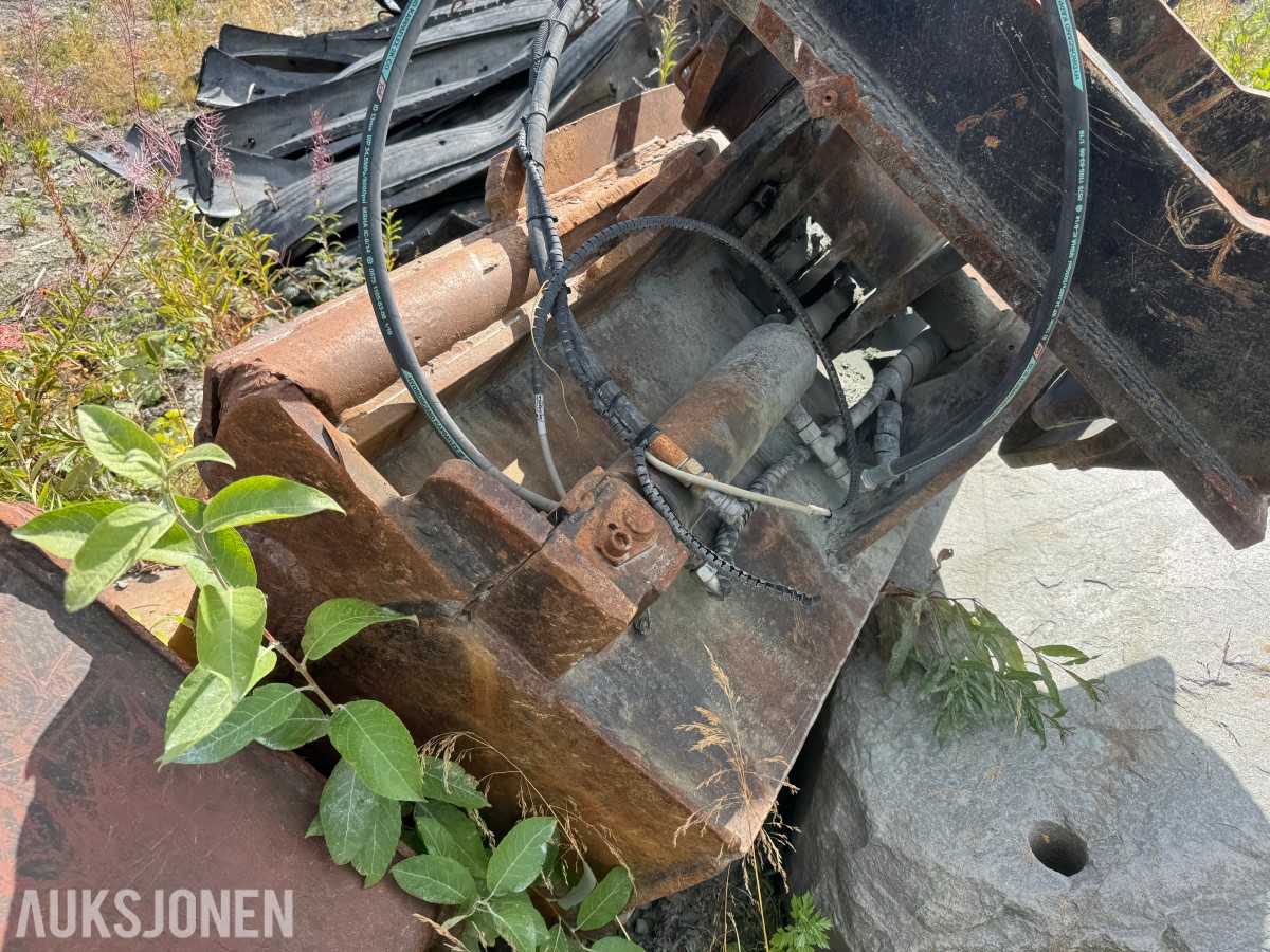 Hydraulisk pusseskuffe – G90 / S90 – ca. 195 cm