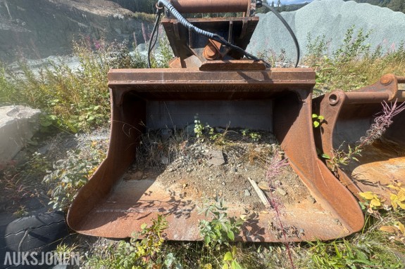 Hydraulisk pusseskuffe – G90 / S90 – ca. 195 cm