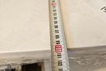 Servant hvit benkeplate 100 x 46 cm