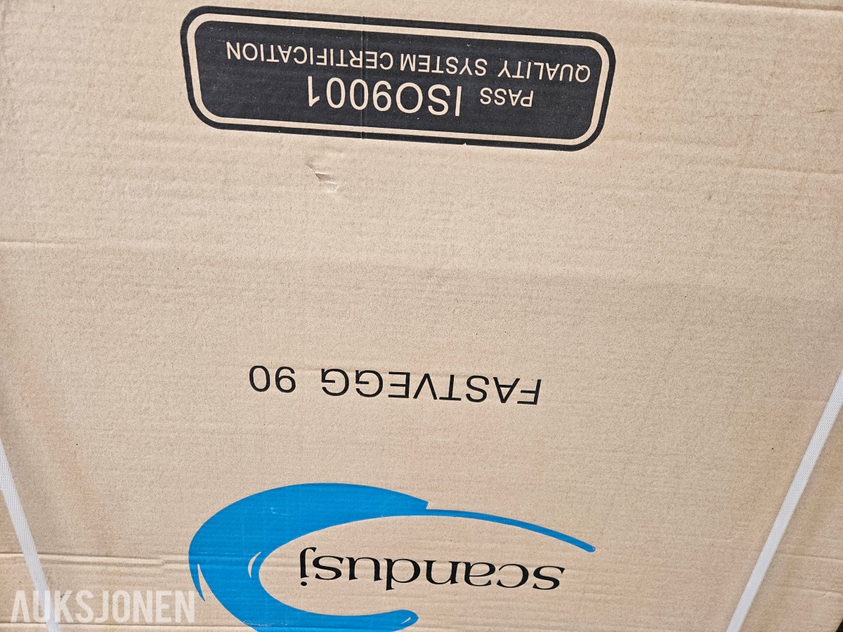 Dusjvegg - Scandusj Fastvegg 90 - QLR90X - 890x1950mm 