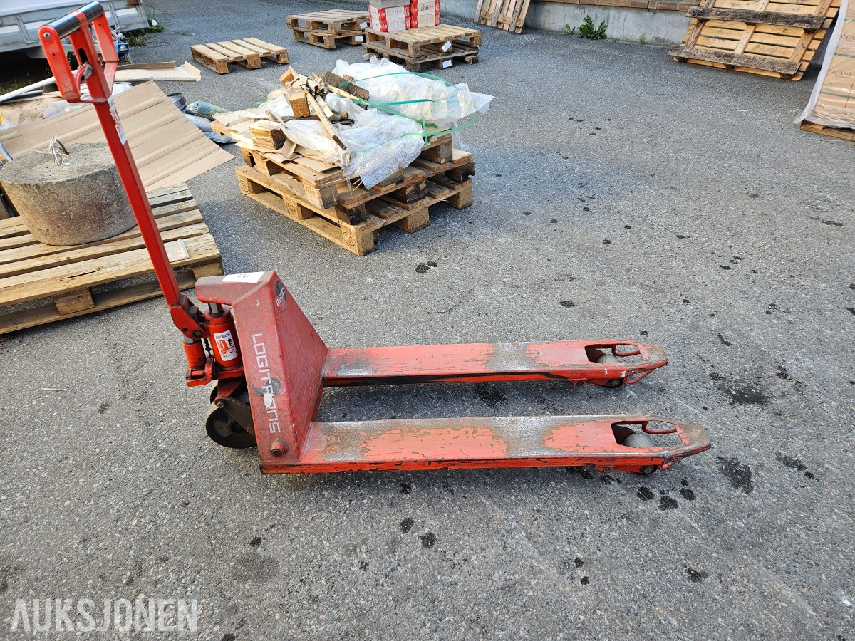 Logitrans - palltruck 2500 kg - manuell jekketralle - Rep.objekt