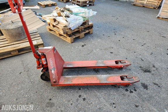 Logitrans - palltruck 2500 kg - manuell jekketralle - Rep.objekt