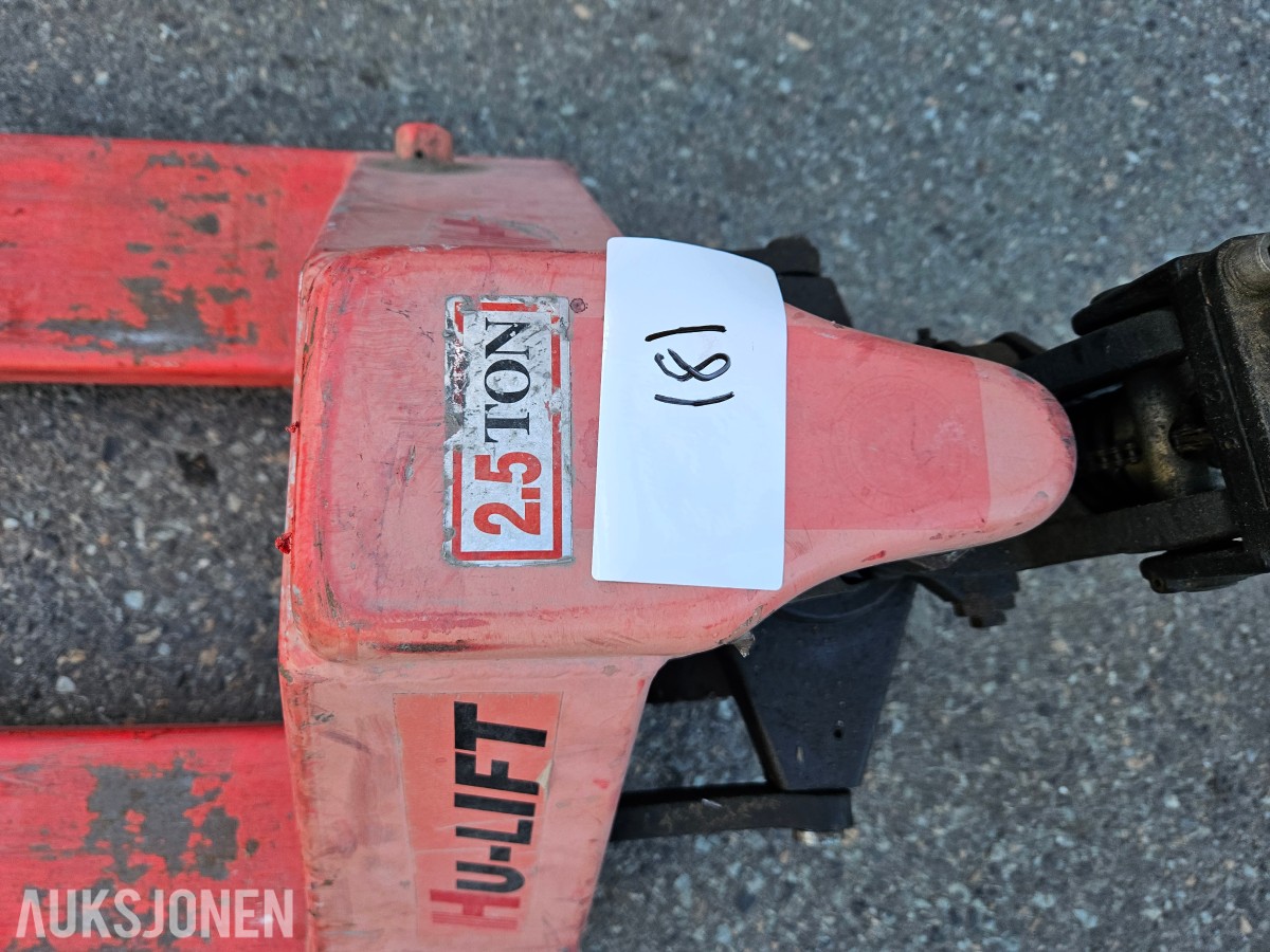 Hu-lift 2,5 t jekketralle