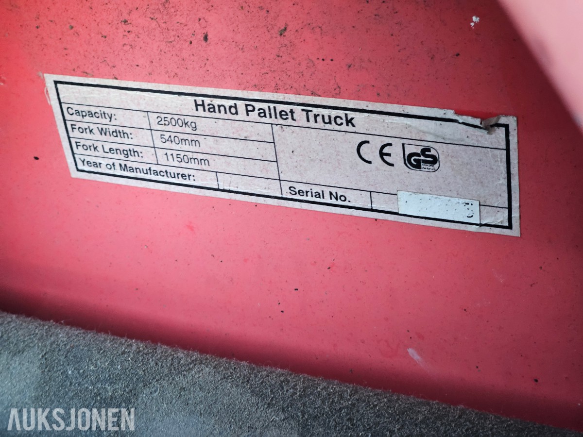 Hu-lift 2,5 t jekketralle