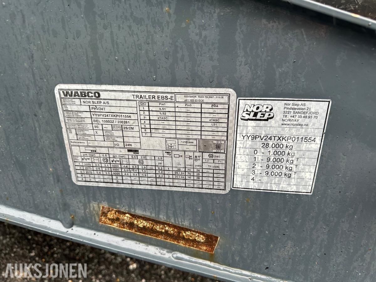2019 Nor Slep PHV-24T Asfalthenger / Asfaltkjerre