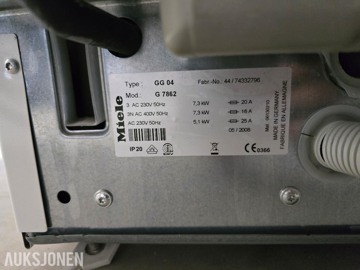Miele Professional G 7862 oppvaskmaskin 400V 3FAS
