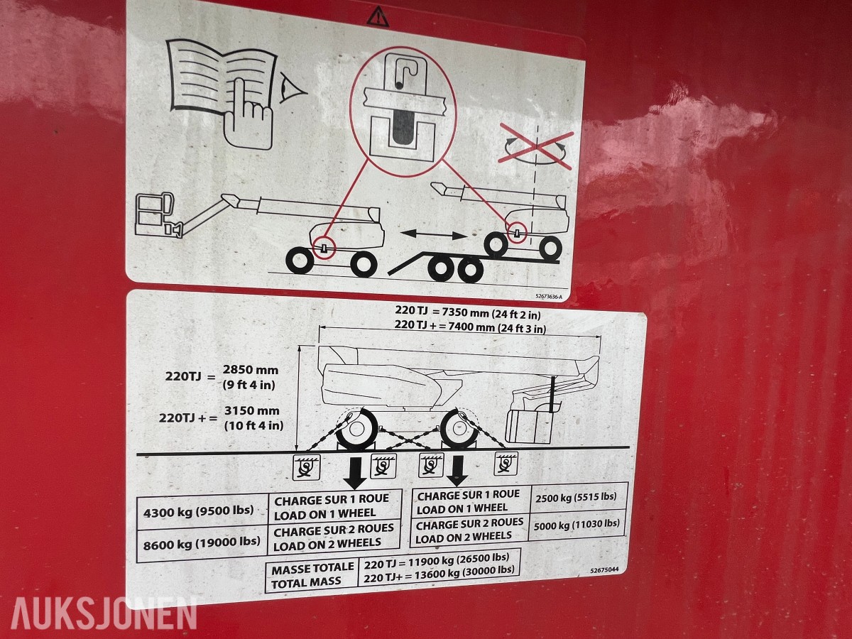 2022 Manitou Lift 220 TJ+