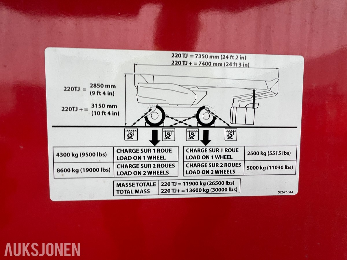 2022 Manitou Lift 220 TJ+