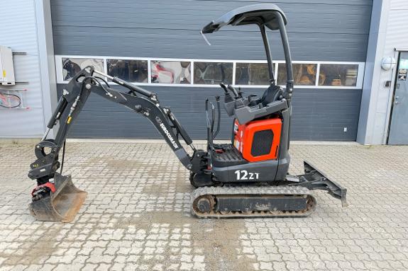 2022 Eurocomach 12ZT minigraver, 1,16 tonn, 523 timer 13,7 hk