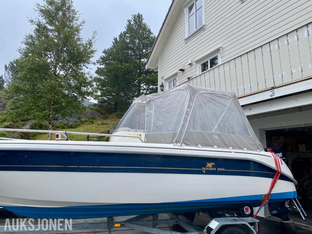 Yamarin 5910 med Evinrude E-Tec 115 2008 mod. og båthenger