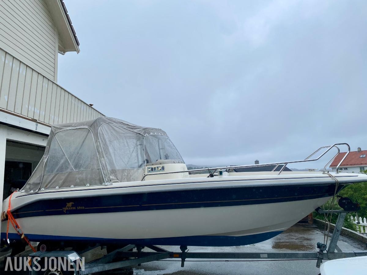 Yamarin 5910 med Evinrude E-Tec 115 2008 mod. og båthenger