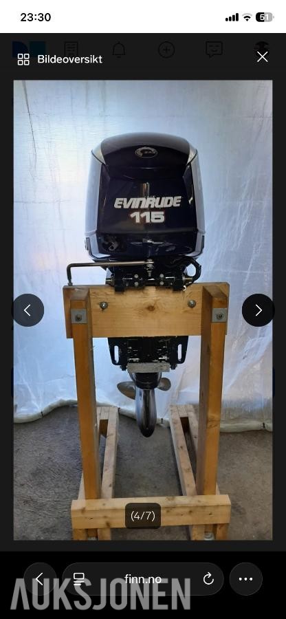 Yamarin 5910 med Evinrude E-Tec 115 2008 mod. og båthenger