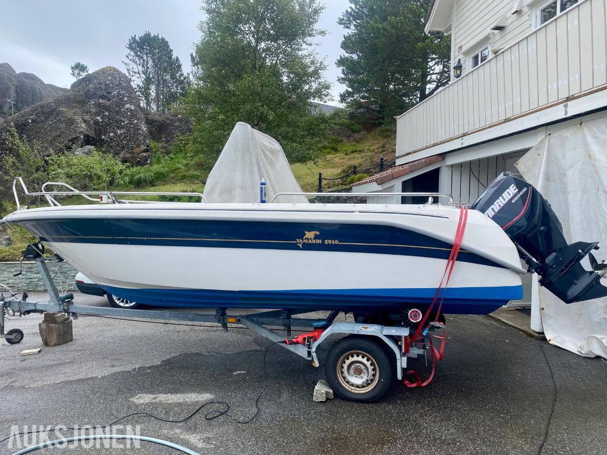 Yamarin 5910 med Evinrude E-Tec 115 2008 mod. og båthenger