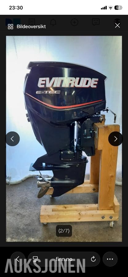Yamarin 5910 med Evinrude E-Tec 115 2008 mod. og båthenger