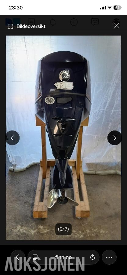 Yamarin 5910 med Evinrude E-Tec 115 2008 mod. og båthenger