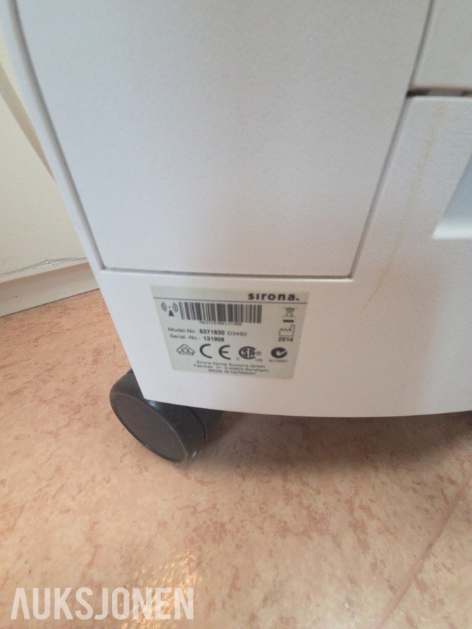 Sirona CEREC AC D3492 dental CAD/CAM skannerenhet 2014