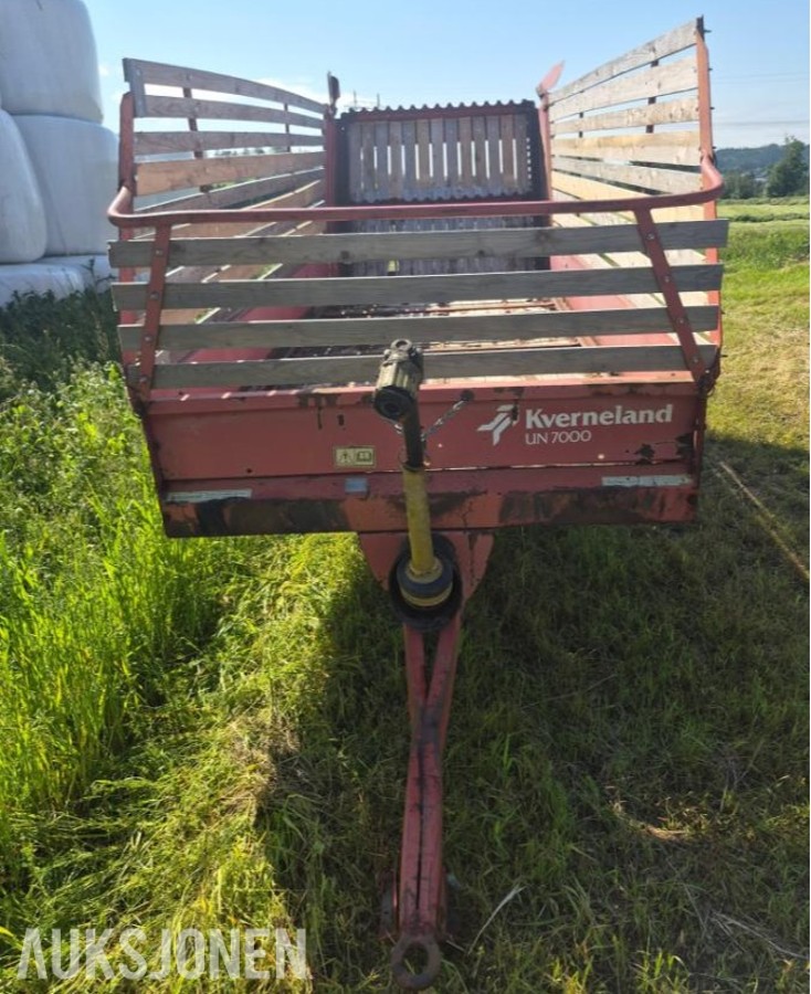 1998 Kverneland 7012 vogn + delevogn