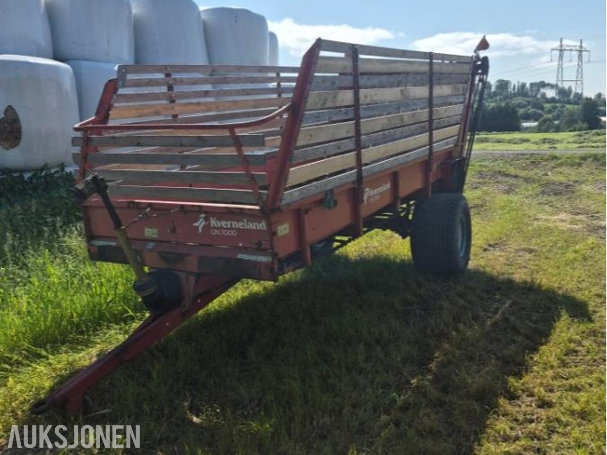 1998 Kverneland 7012 vogn + delevogn