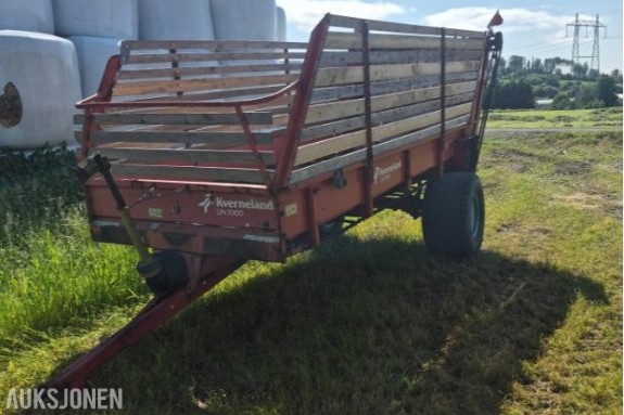 1998 Kverneland 7012 vogn + delevogn