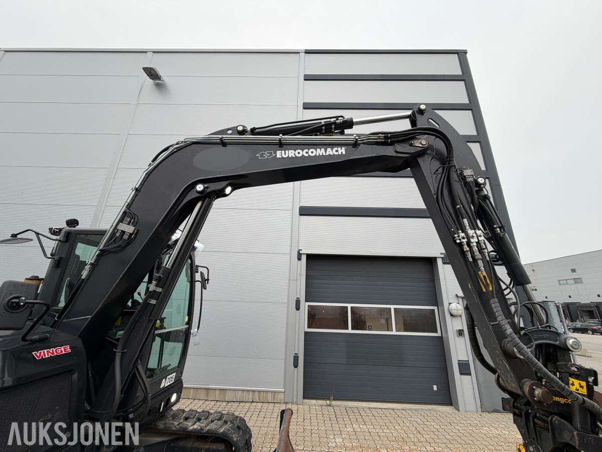 2022 Eurocomach 85SB m/Encon rotor, hurtigfeste, pusseskuffe og gummibelter