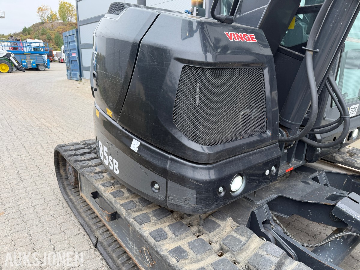 2022 Eurocomach 85SB m/Encon rotor, hurtigfeste, pusseskuffe og gummibelter