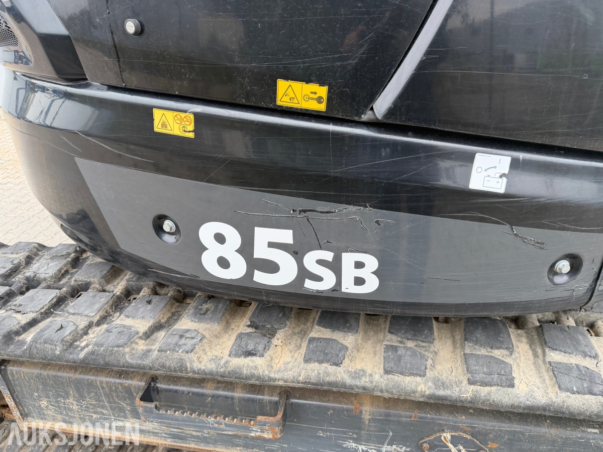 2022 Eurocomach 85SB m/Encon rotor, hurtigfeste, pusseskuffe og gummibelter