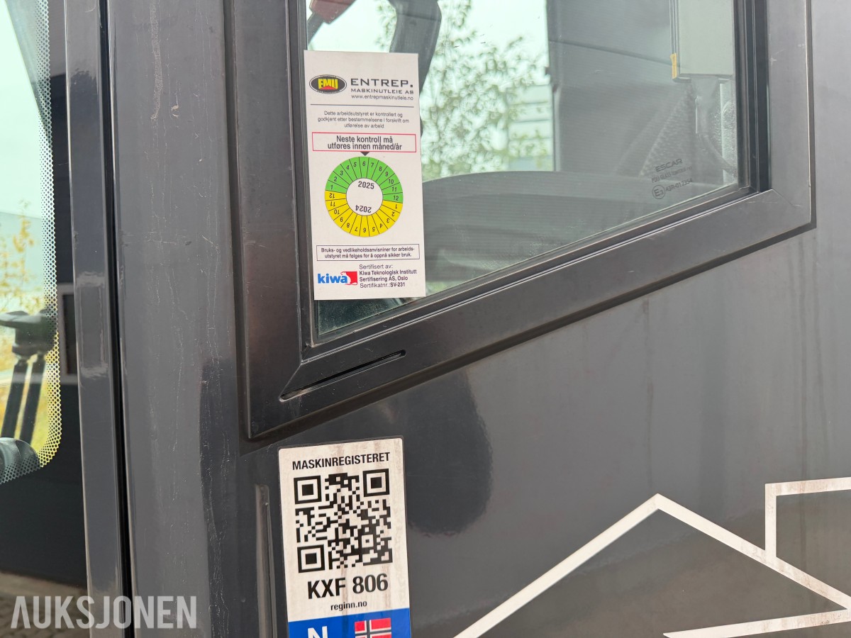 2022 Eurocomach 85SB m/Encon rotor, hurtigfeste, pusseskuffe og gummibelter